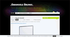 Desktop Screenshot of emanuelebruno.it